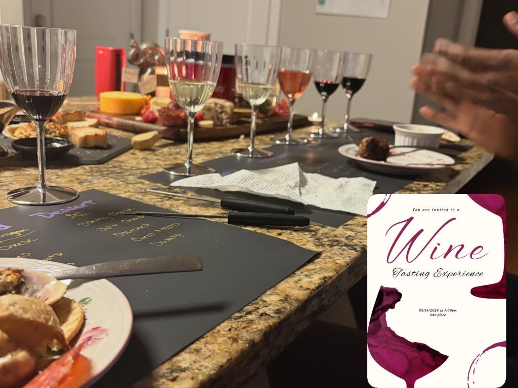 Wine Tasting Event at Home