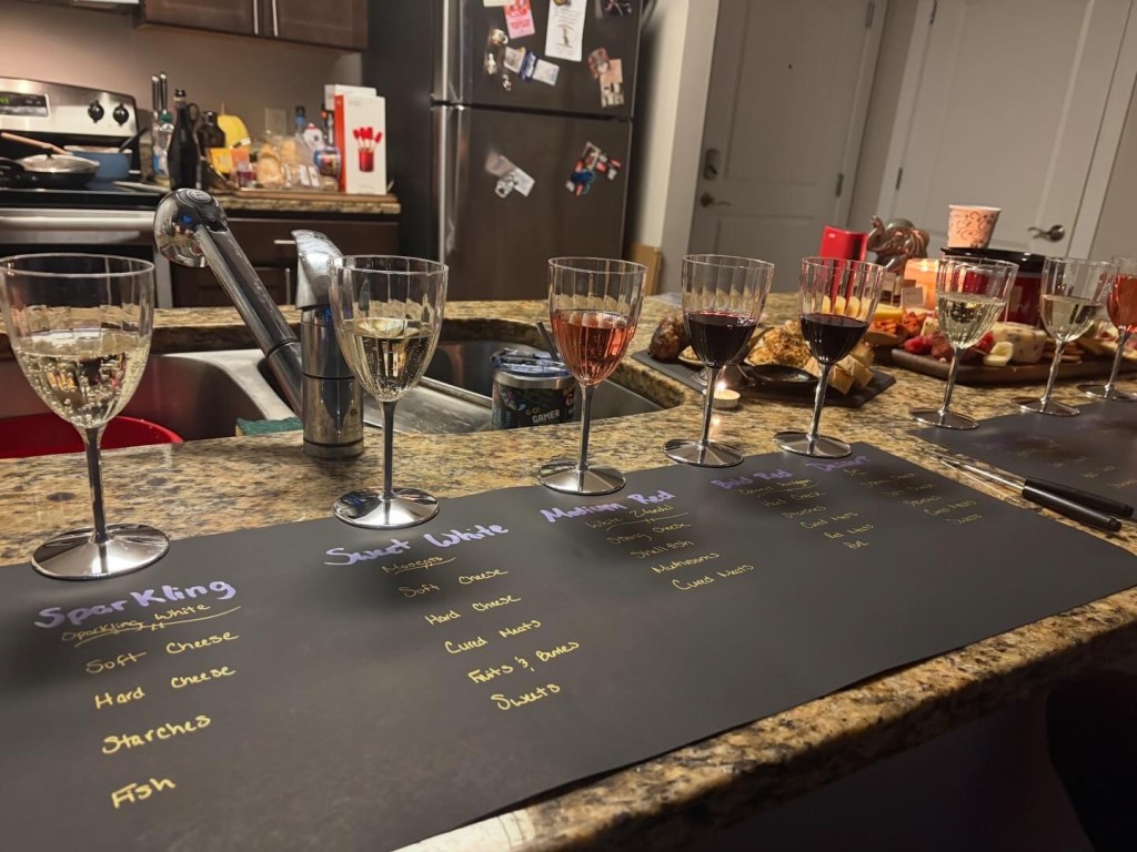 Wine Tasting Event at Home