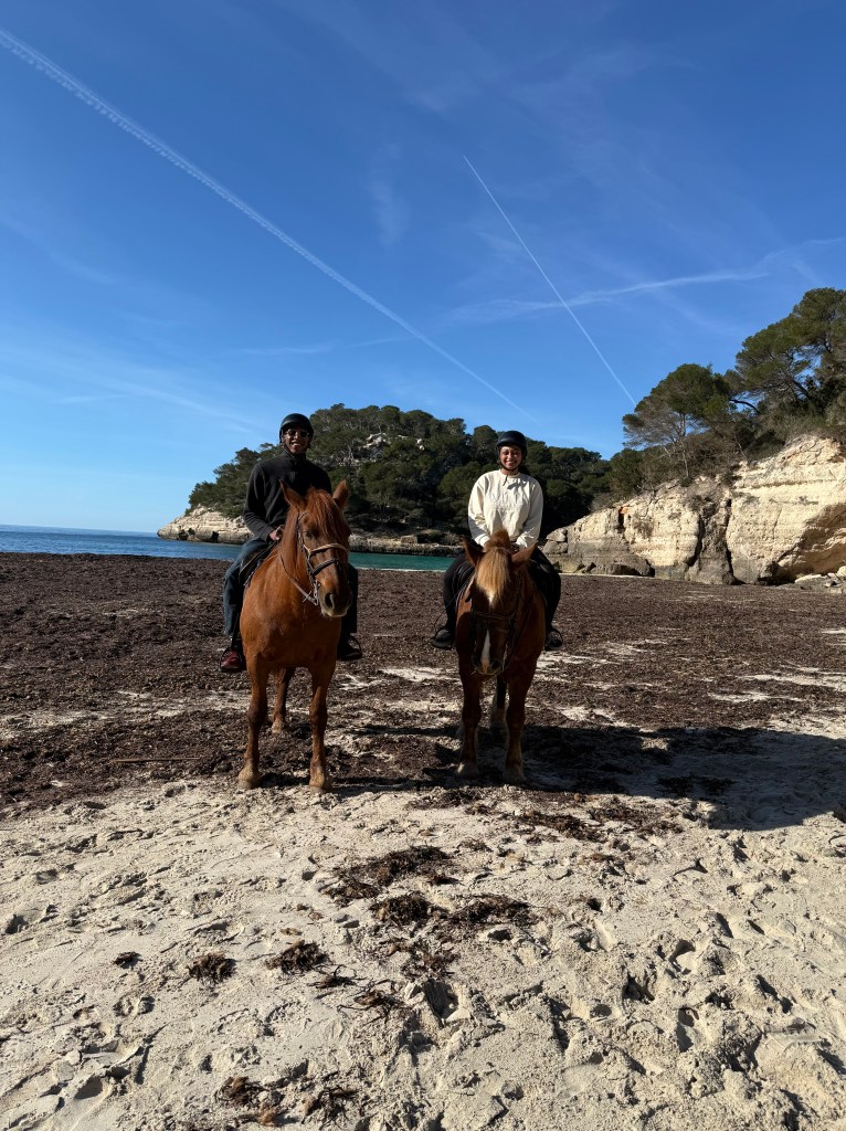 Horseback Riding on a beach